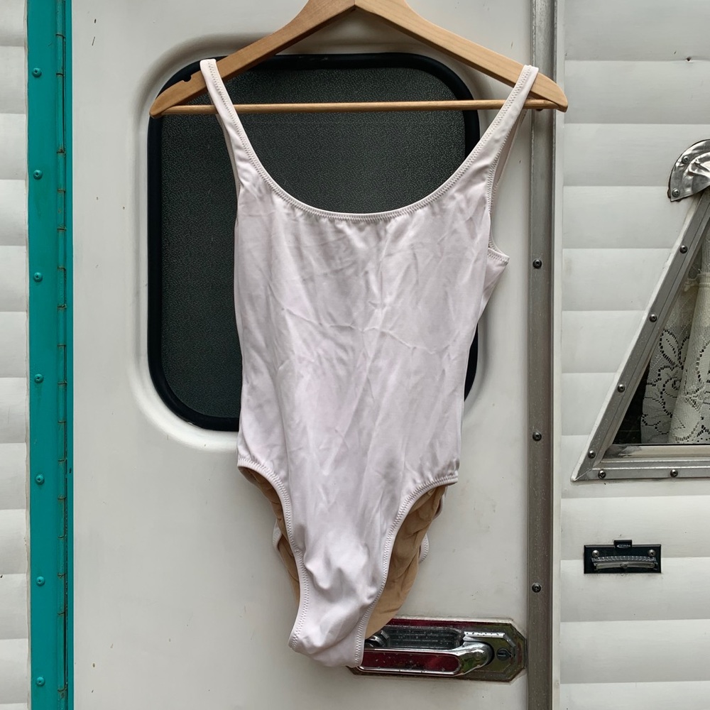 J crew white low back one piece